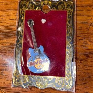 Hard rock guitar pin from Rome,Europe new!